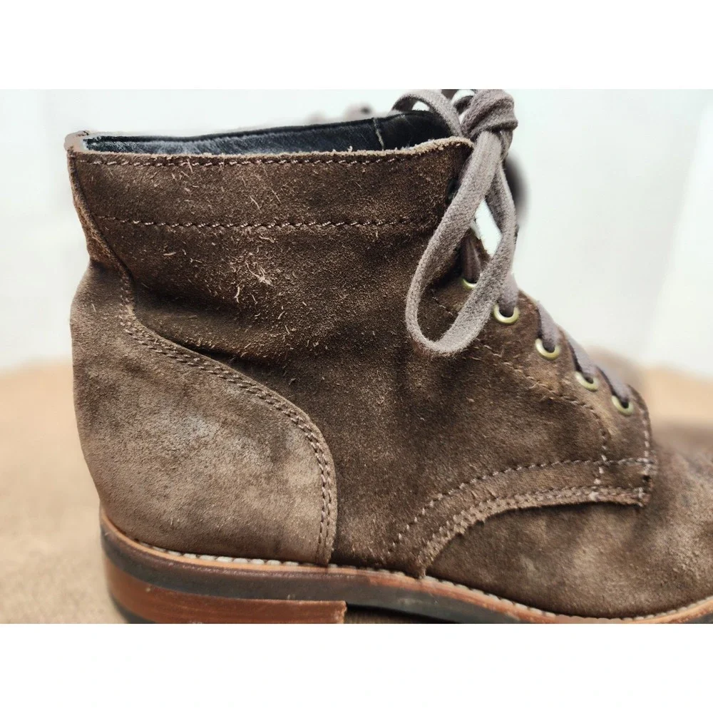 Thursday Boot Co President Mens Size 10 Brown Suede Lace Up Casual